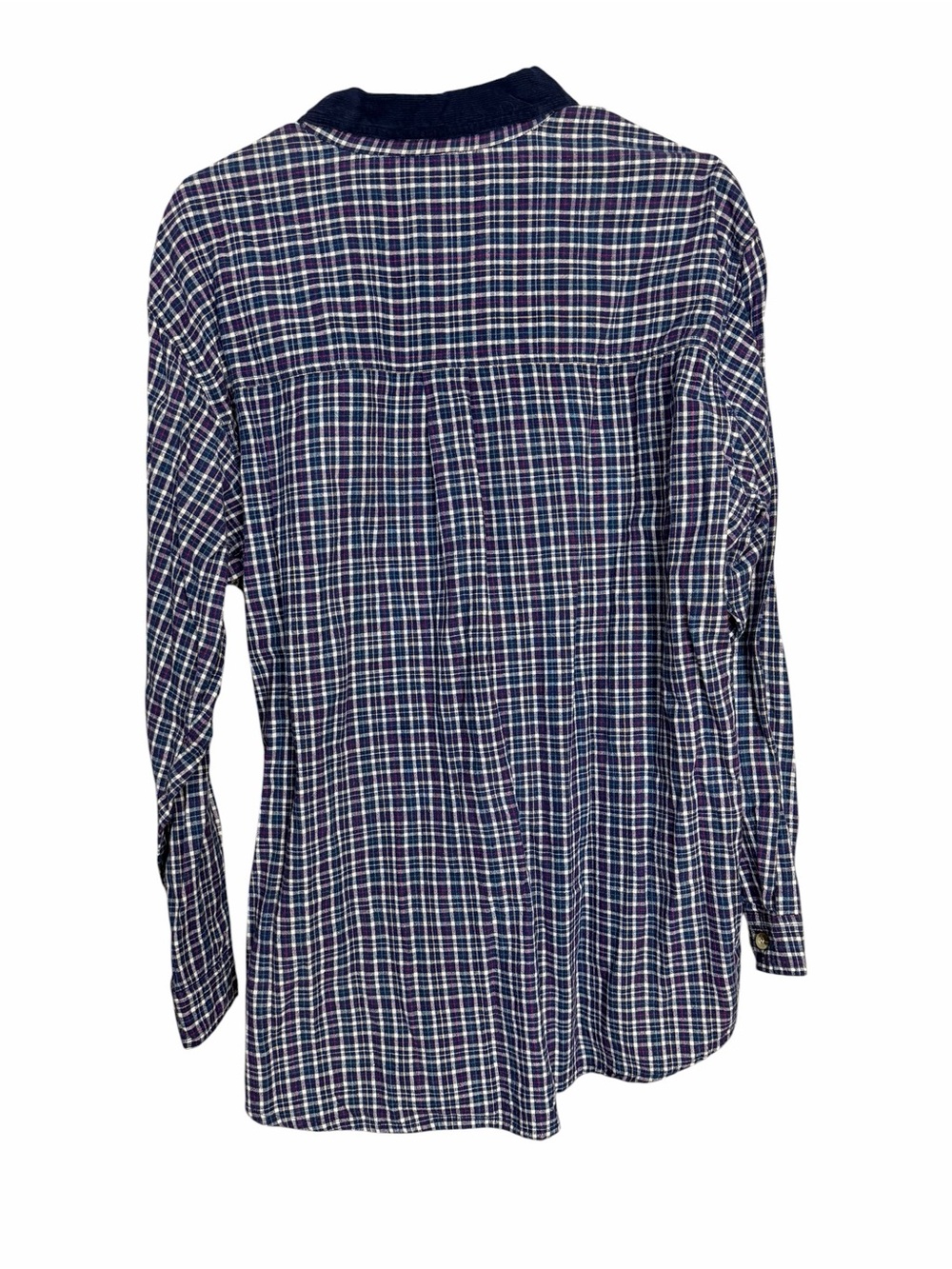 Vintage Victoria Jones Woman 20W Plaid Button Front Shirt Teacher Books Cat - Picture 10 of 13